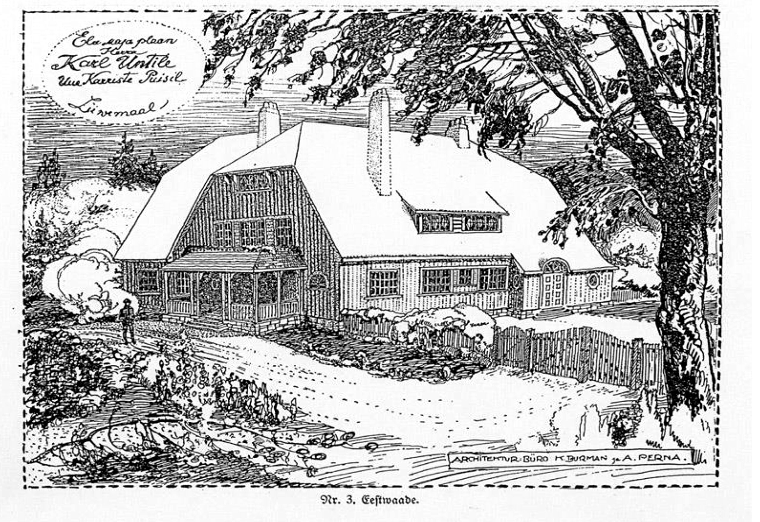 Puisi talu häärberi eskiisAllikas: H. Pärdi