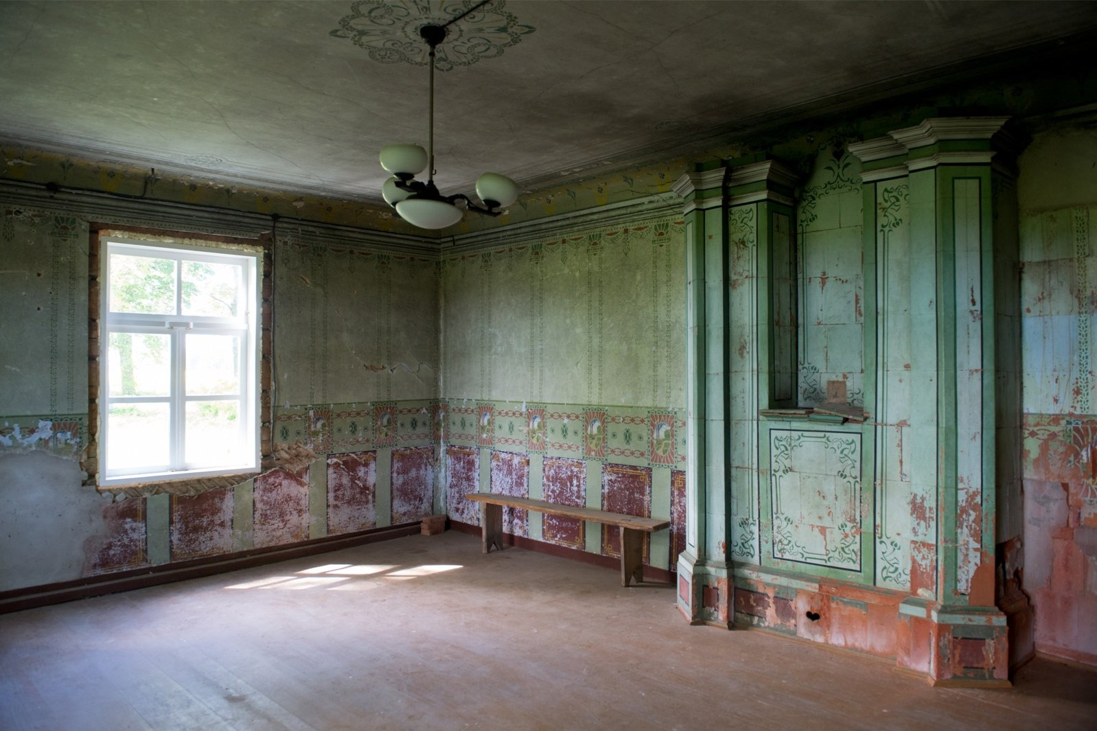 Maalingutega saal.Foto: T. Blaat